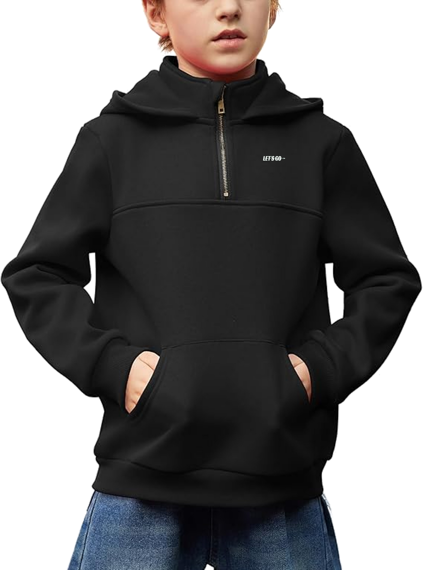 Boy's Quarter-Zip Hoodie