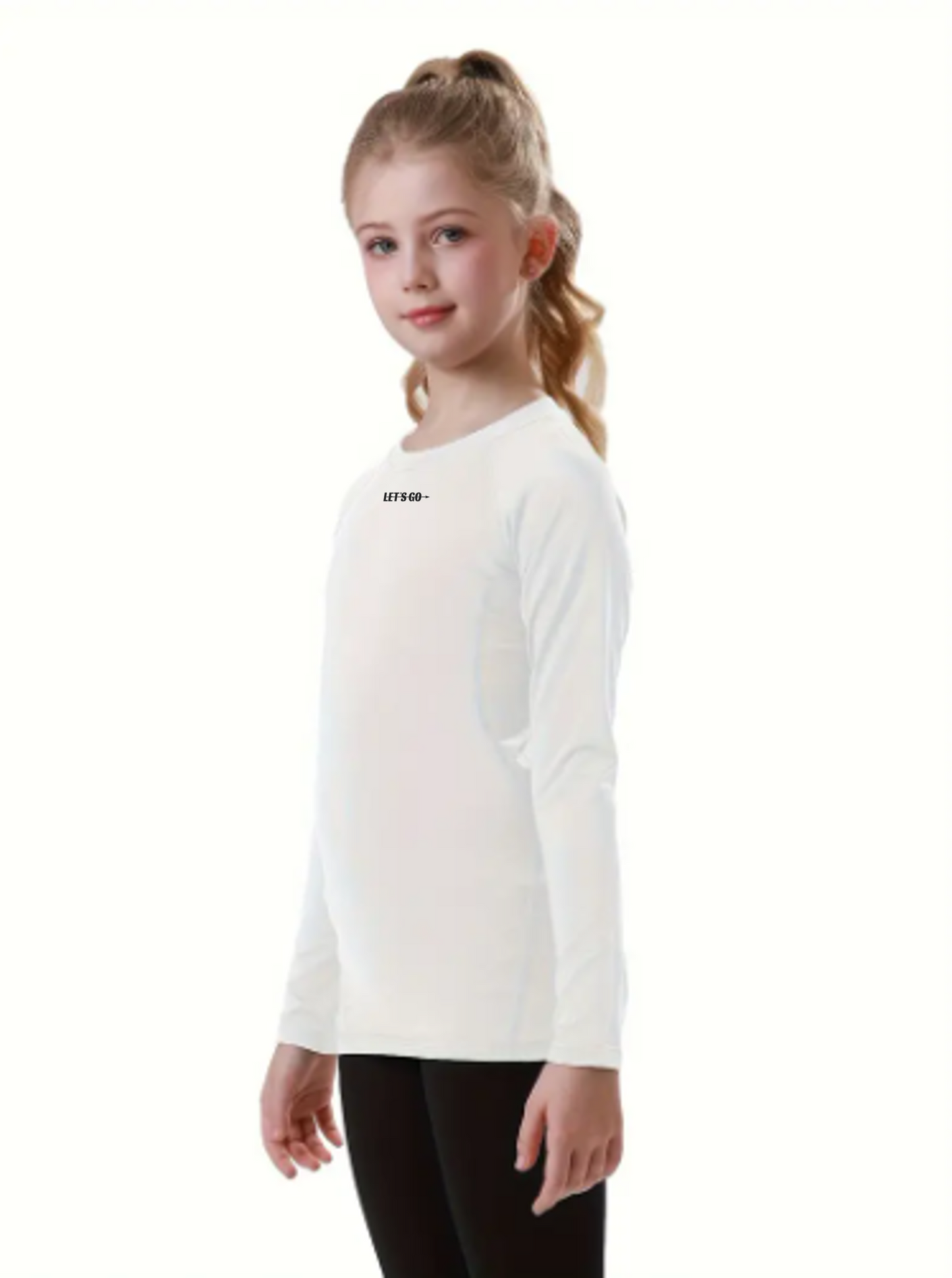 Girls' Long Sleeve Compression Shirt